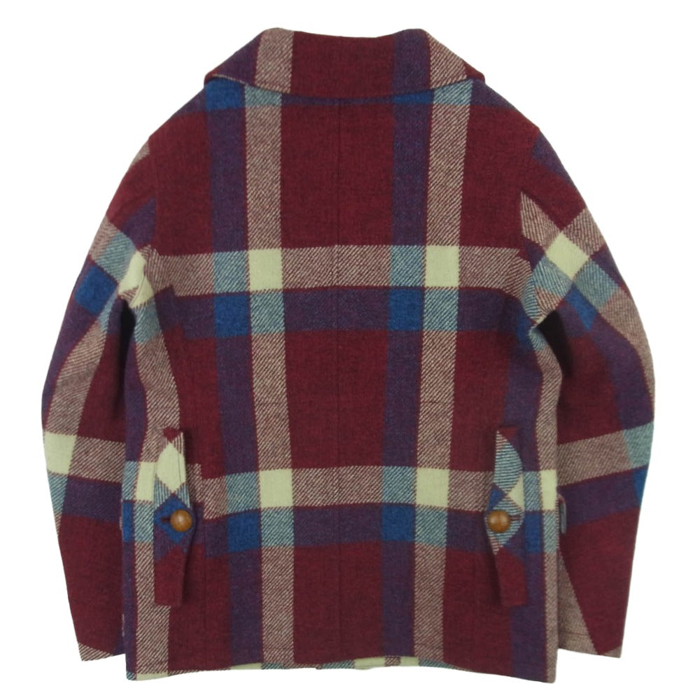 VISVIM ビズビム VS0001559 HARRIS TWEED ハリスツイード GORE-TEX ゴアテックス ORION TWEED JACKET オリオン ツイード ウール ジャケット レッド系 ブルー系 S【中古】