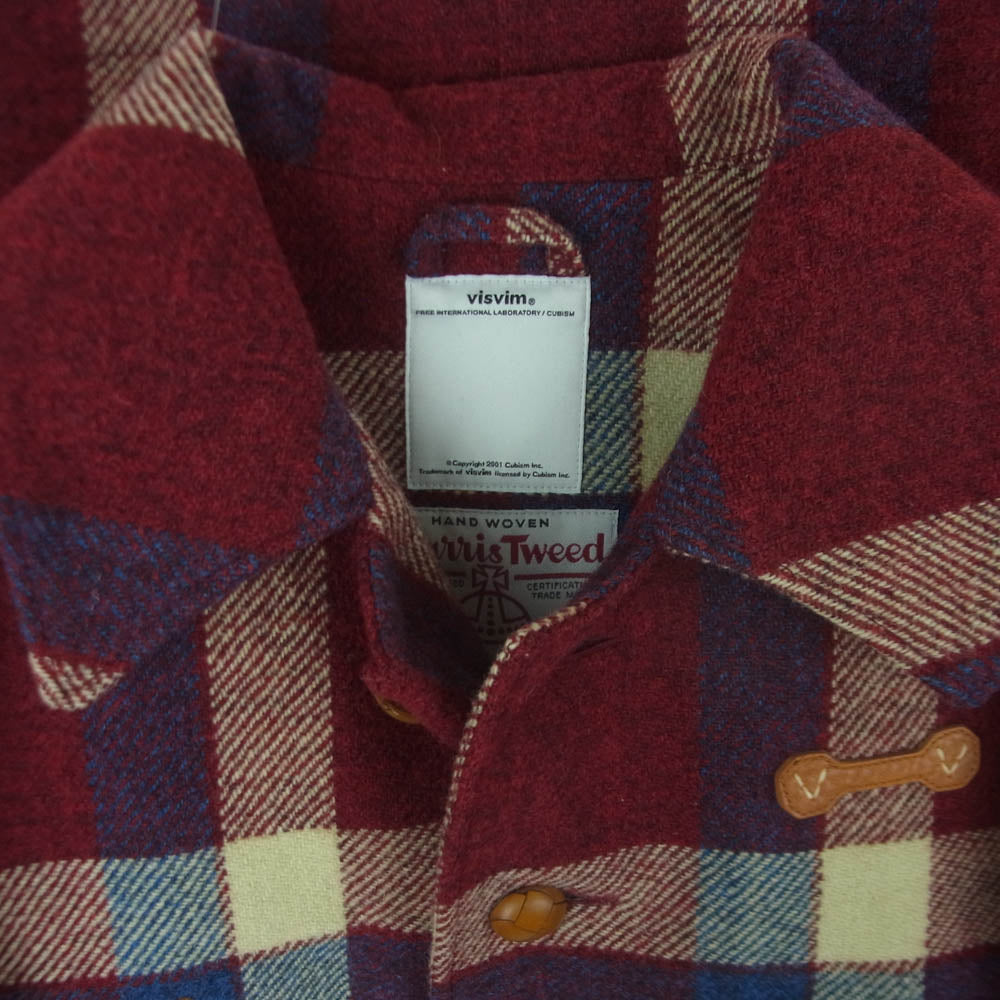 VISVIM ビズビム VS0001559 HARRIS TWEED ハリスツイード GORE-TEX ゴアテックス ORION TWEED JACKET オリオン ツイード ウール ジャケット レッド系 ブルー系 S【中古】