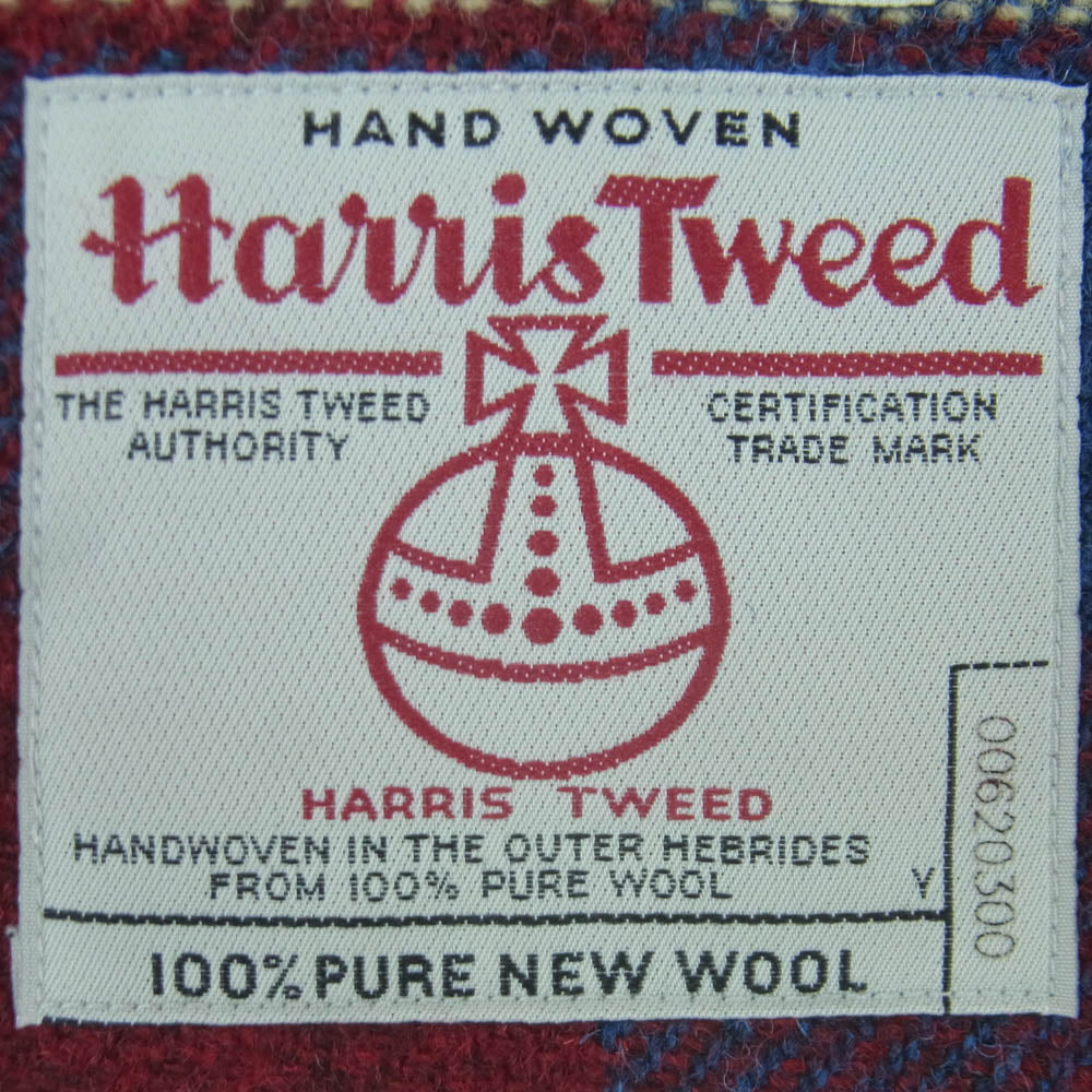 VISVIM ビズビム VS0001559 HARRIS TWEED ハリスツイード GORE-TEX ゴアテックス ORION TWEED JACKET オリオン ツイード ウール ジャケット レッド系 ブルー系 S【中古】