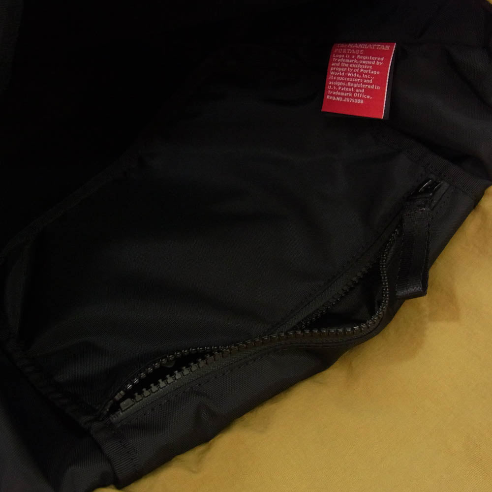 Manhattan Portage マンハッタンポーテージ TWSF-7327JP STANDARD MESSENGER BAG XS MGNT NYLON TUSSAH Beige ナイロンタッサー スタンダード メッセンジャーバッグ ショルダーバッグ ブラウン系【中古】