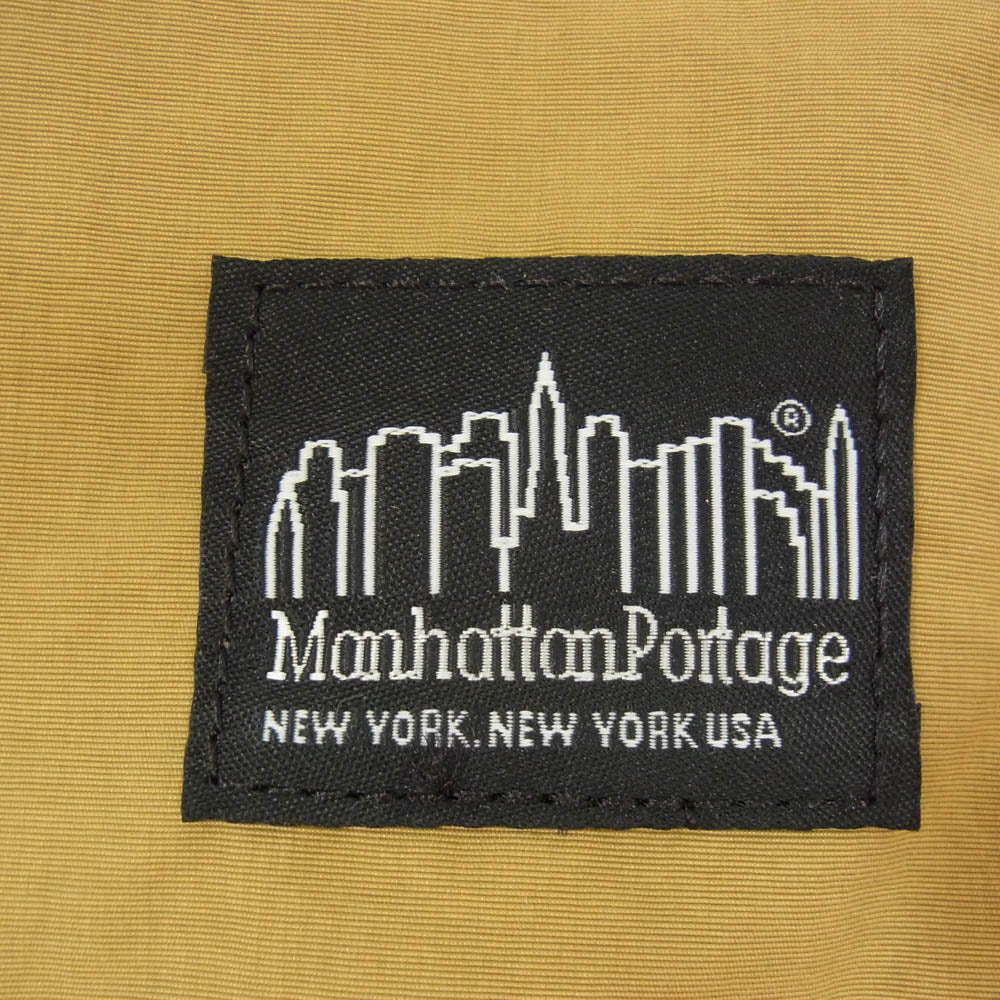 Manhattan Portage マンハッタンポーテージ TWSF-7327JP STANDARD MESSENGER BAG XS MGNT NYLON TUSSAH Beige ナイロンタッサー スタンダード メッセンジャーバッグ ショルダーバッグ ブラウン系【中古】