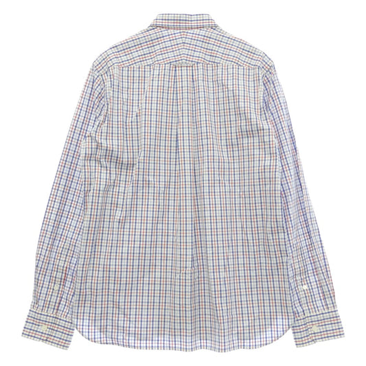 COMME des GARCONS HOMME コムデギャルソンオム AD2014 HO-B048 CDG パッチワーク チェック ストラップ 柄 長袖 シャツ マルチカラー系 M【中古】