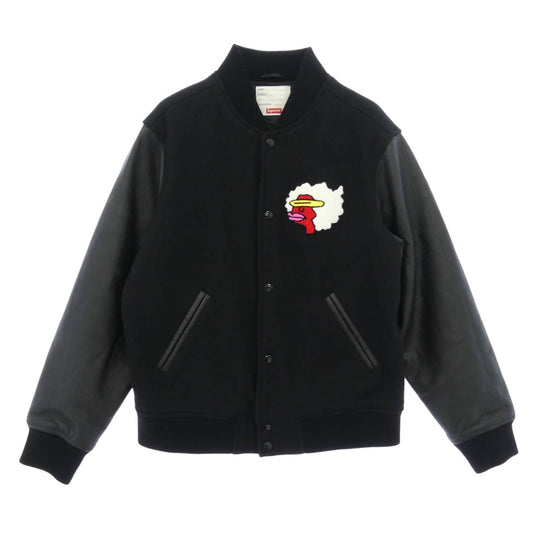 Supreme シュプリーム 17AW Gonz Ramm Varsity Jacket マークゴンザレス スタジャン バーシティ ジャケット ブラック系 M【中古】