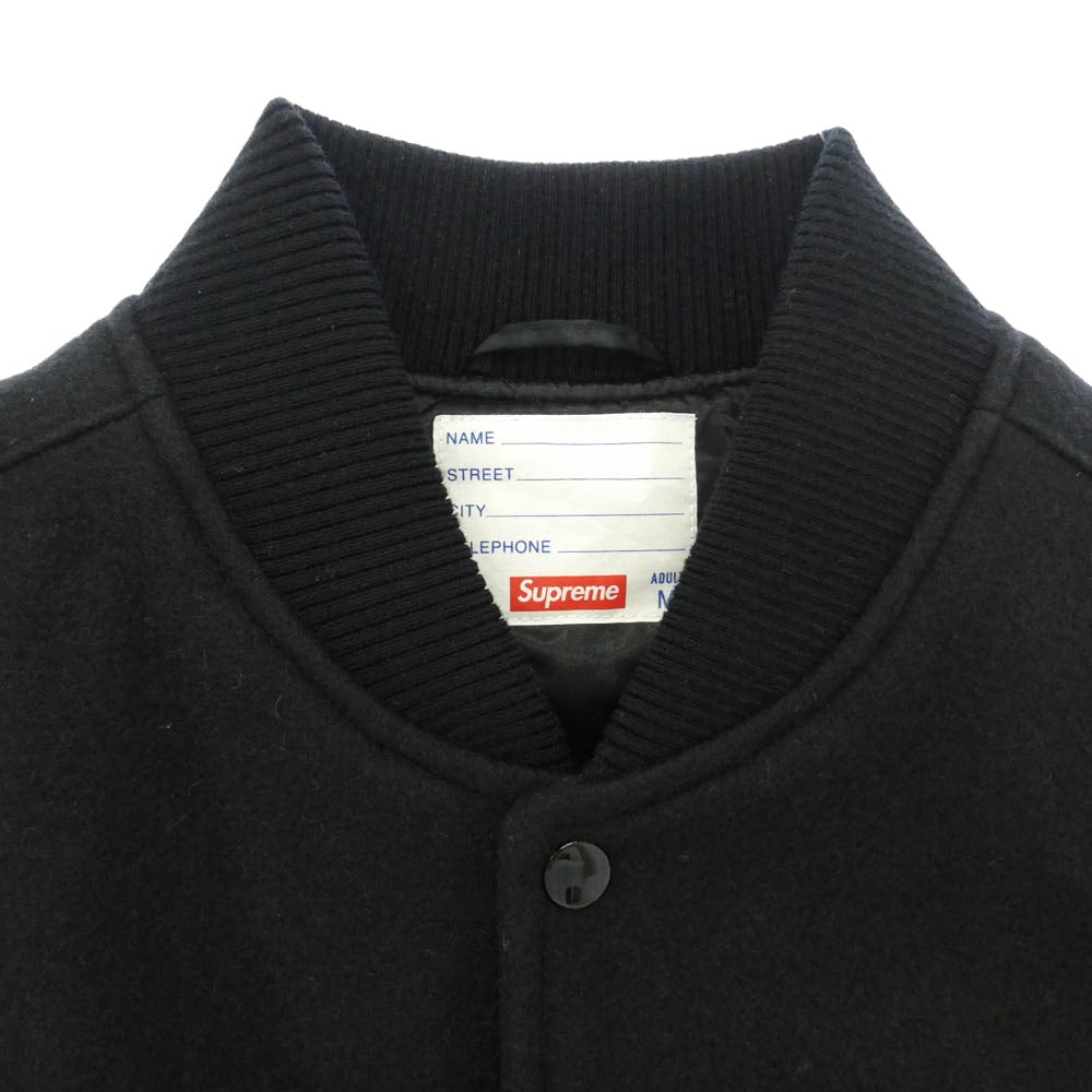 Supreme シュプリーム 17AW Gonz Ramm Varsity Jacket マークゴンザレス スタジャン バーシティ ジャケット ブラック系 M【中古】