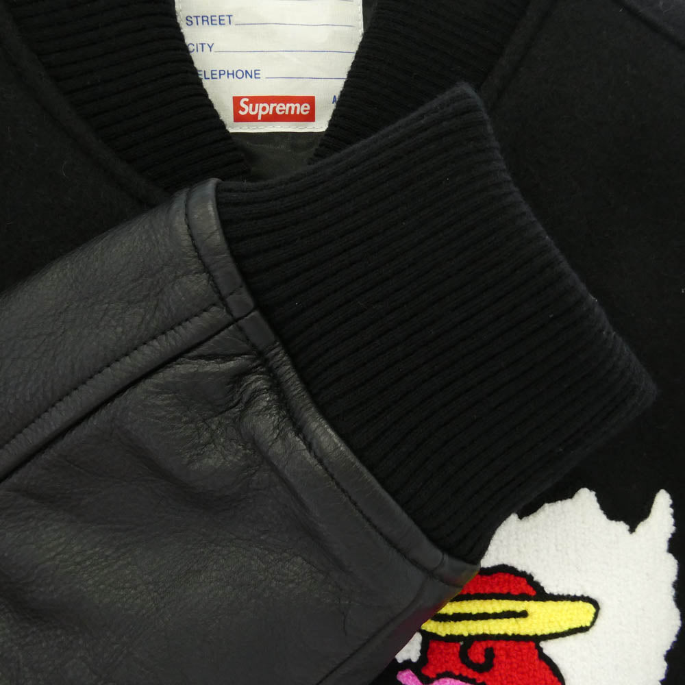 Supreme シュプリーム 17AW Gonz Ramm Varsity Jacket マークゴンザレス スタジャン バーシティ ジャケット ブラック系 M【中古】