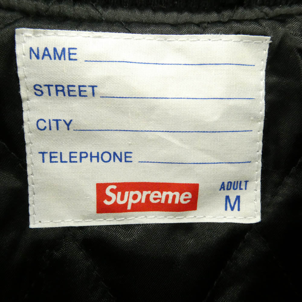 Supreme シュプリーム 17AW Gonz Ramm Varsity Jacket マークゴンザレス スタジャン バーシティ ジャケット ブラック系 M【中古】
