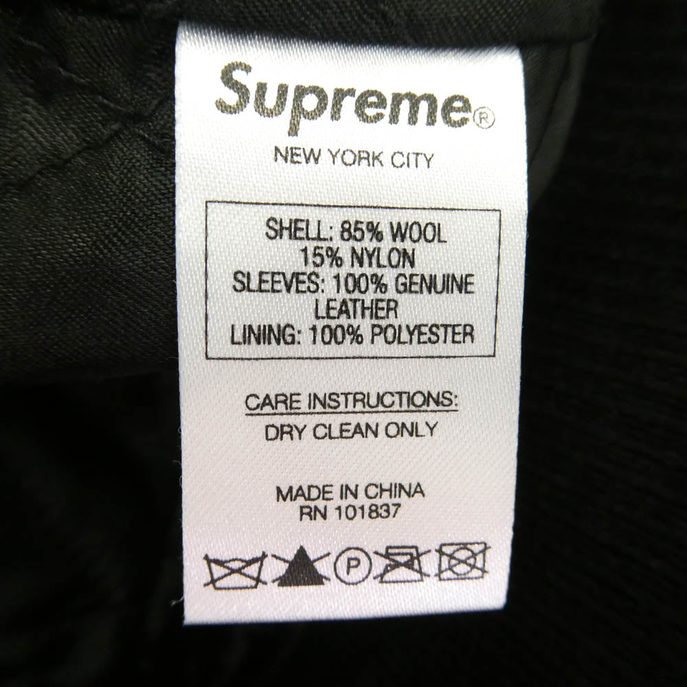 Supreme シュプリーム 17AW Gonz Ramm Varsity Jacket マークゴンザレス スタジャン バーシティ ジャケット ブラック系 M【中古】