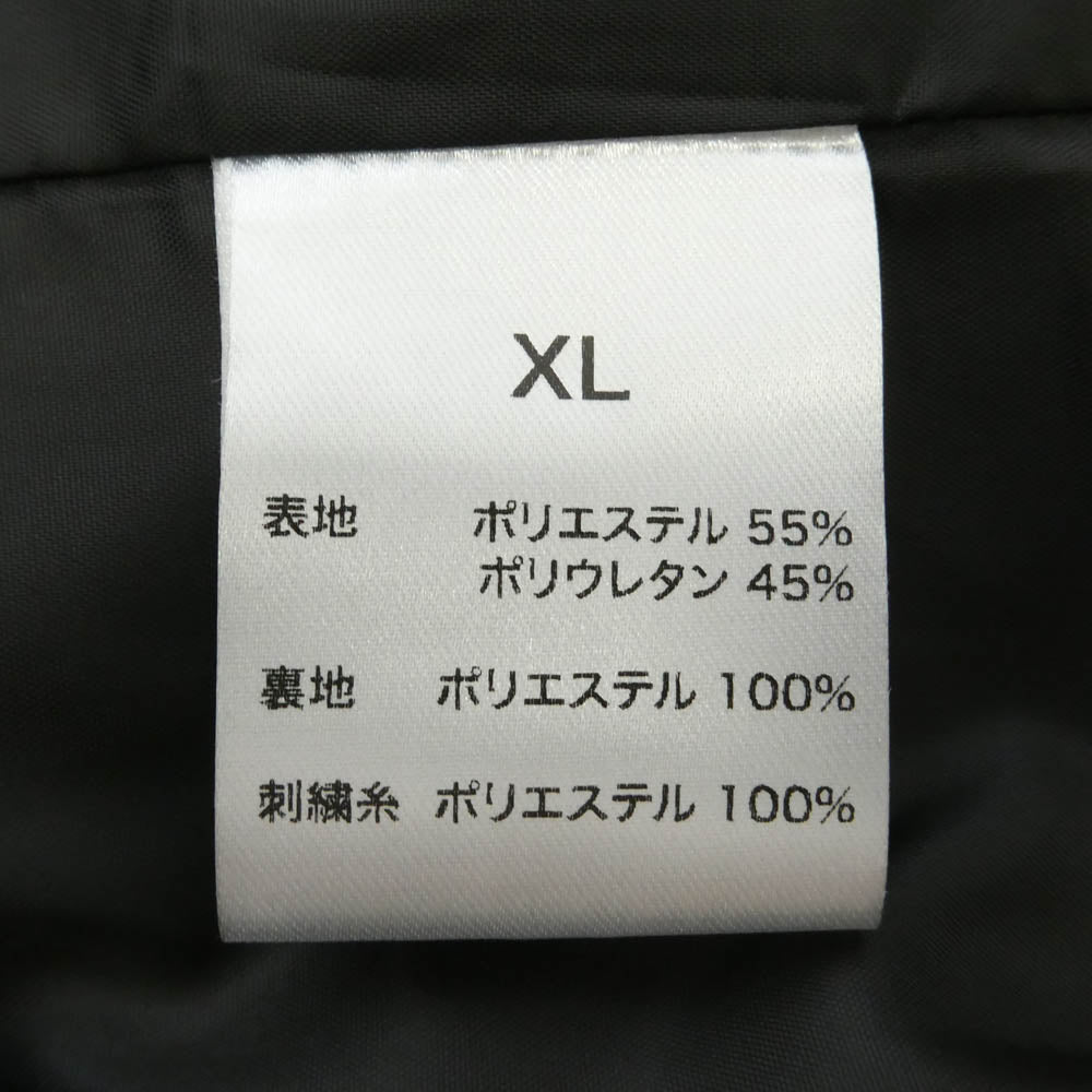 ラストネスト faux single leather jacket フェイク レザー シングル ライダース ジャケット ブラック系 XL【中古】