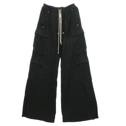 Rick Owens リックオウエンス 25AW DU02E7398-CFL DRKSHDW ダークシャドウ CFL素材 DOUBLE CARGO JUMBO BELAS ダブルカーゴ ジャンボベラ パンツ ブラック系 S【中古】