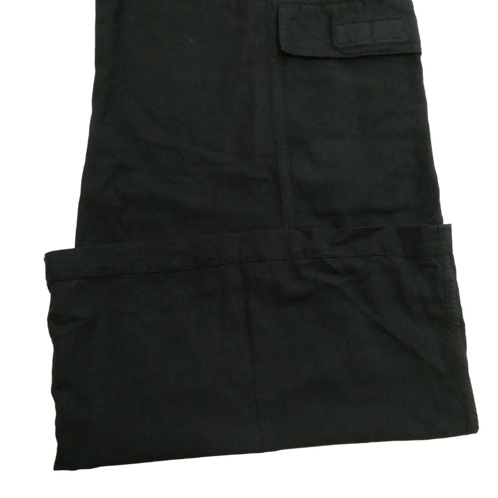 Rick Owens リックオウエンス 25AW DU02E7398-CFL DRKSHDW ダークシャドウ CFL素材 DOUBLE CARGO JUMBO BELAS ダブルカーゴ ジャンボベラ パンツ ブラック系 S【中古】