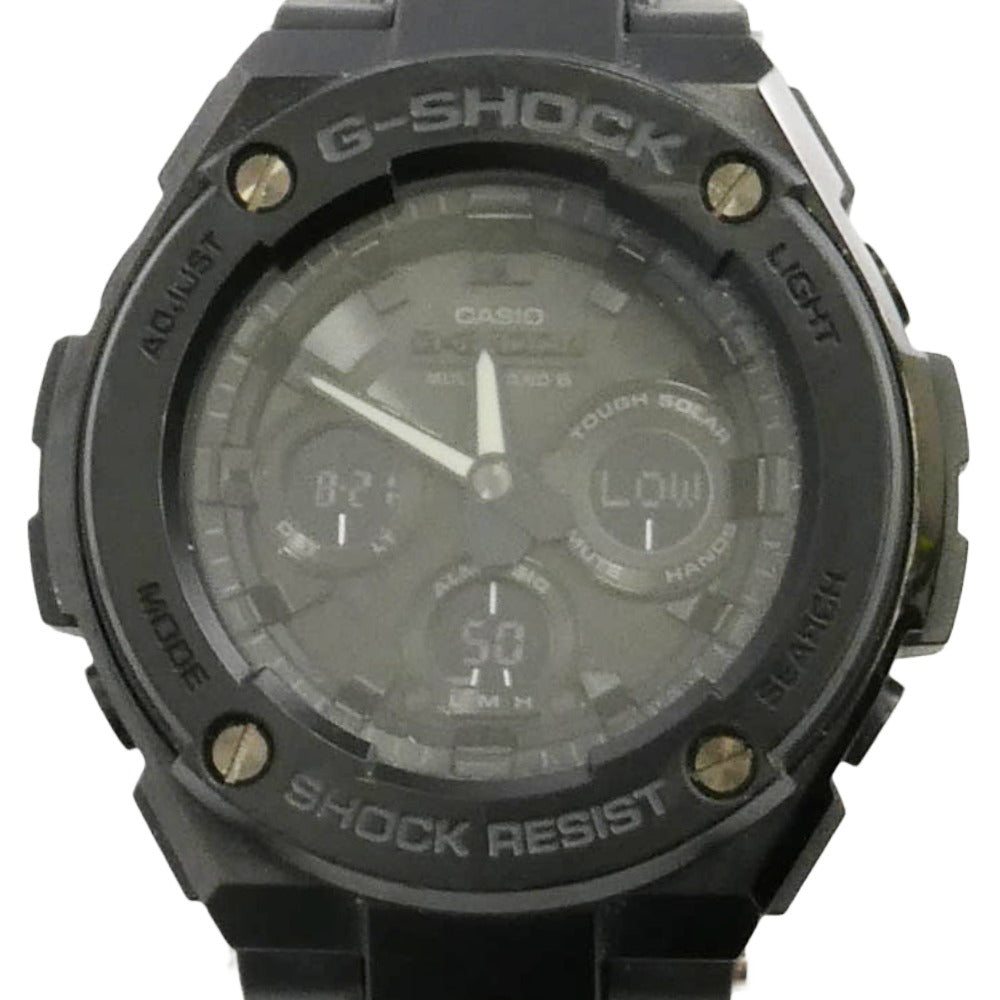 CASIO G-SHOCK カシオ ジーショック GST-W300G-1A1JF G-STEEL ショックレジスト ミッドサイズモデル ウォッチ 腕時計 ブラック系【中古】