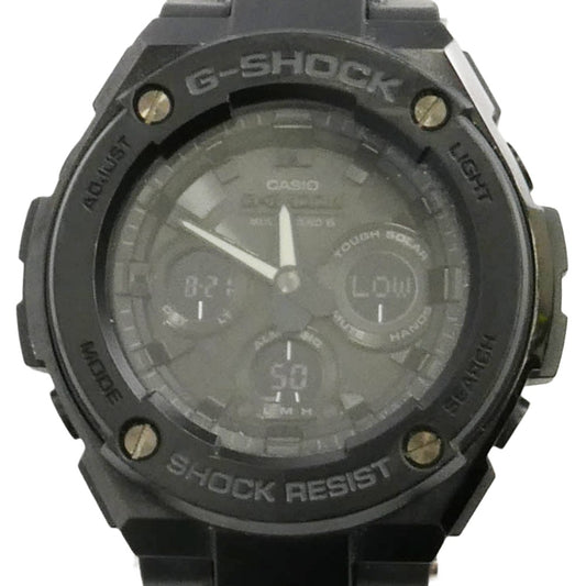 CASIO G-SHOCK カシオ ジーショック GST-W300G-1A1JF G-STEEL ショックレジスト ミッドサイズモデル ウォッチ 腕時計 ブラック系【中古】