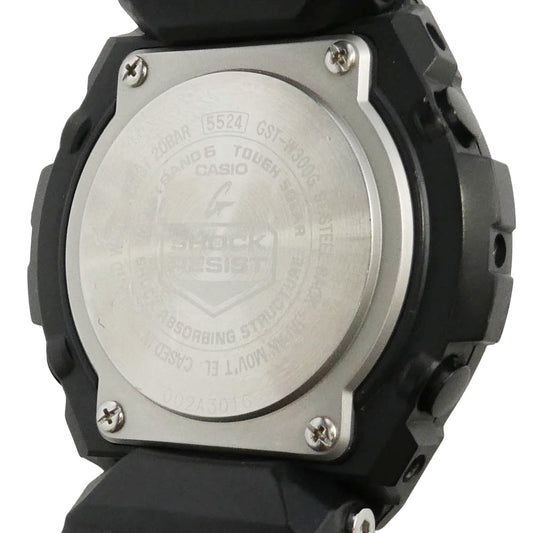 CASIO G-SHOCK カシオ ジーショック GST-W300G-1A1JF G-STEEL ショックレジスト ミッドサイズモデル ウォッチ 腕時計 ブラック系【中古】