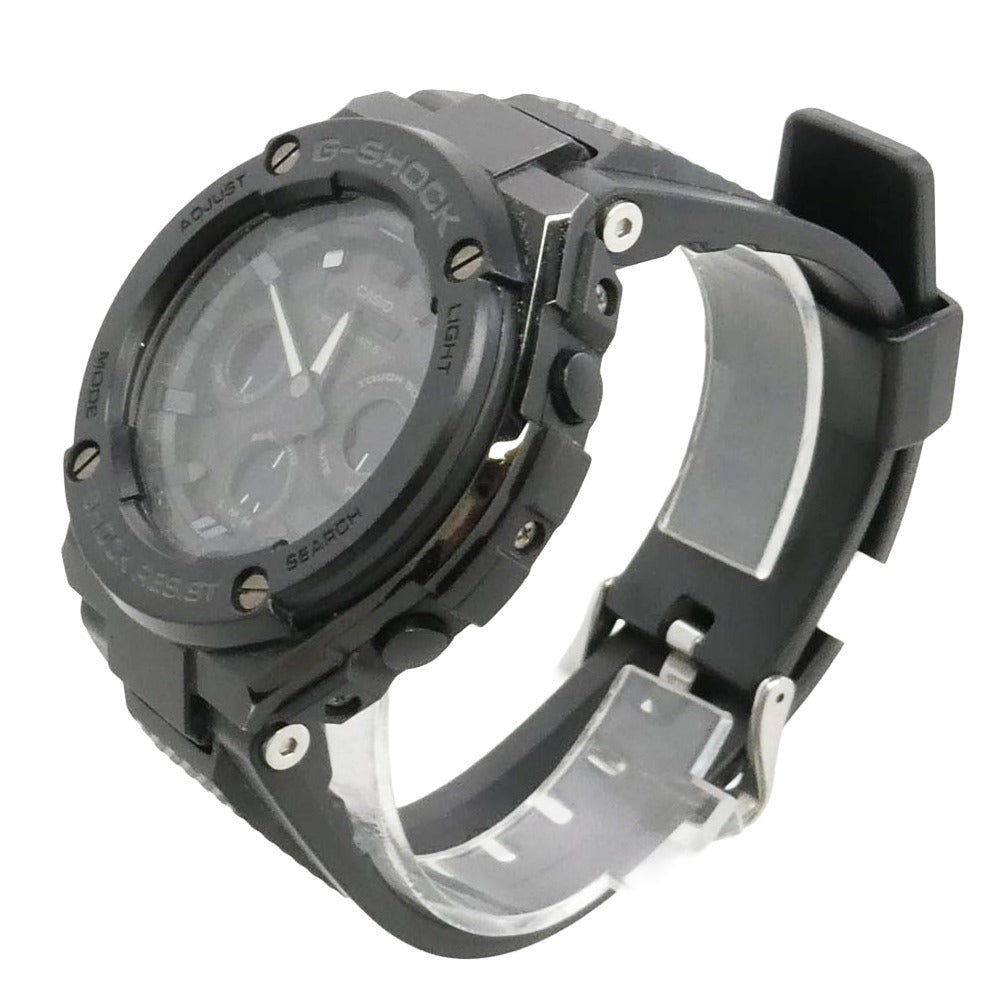 CASIO G-SHOCK カシオ ジーショック GST-W300G-1A1JF G-STEEL ショックレジスト ミッドサイズモデル ウォッチ 腕時計 ブラック系【中古】