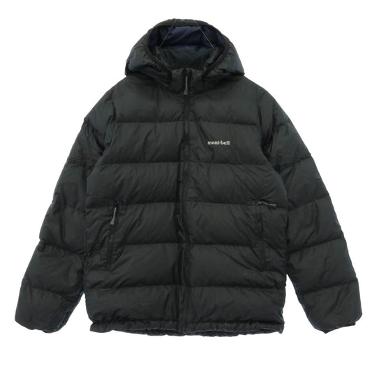 mont-bell モンベル トラベル ダウンパーカ Kid's 子供用 ダウン ジャケット ブラック系 Kid's 160【中古】