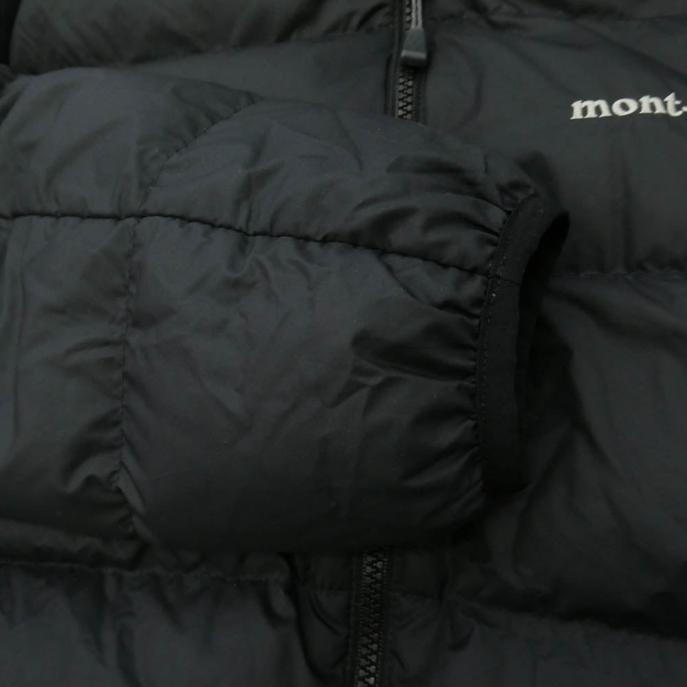 mont-bell モンベル トラベル ダウンパーカ Kid's 子供用 ダウン ジャケット ブラック系 Kid's 160【中古】