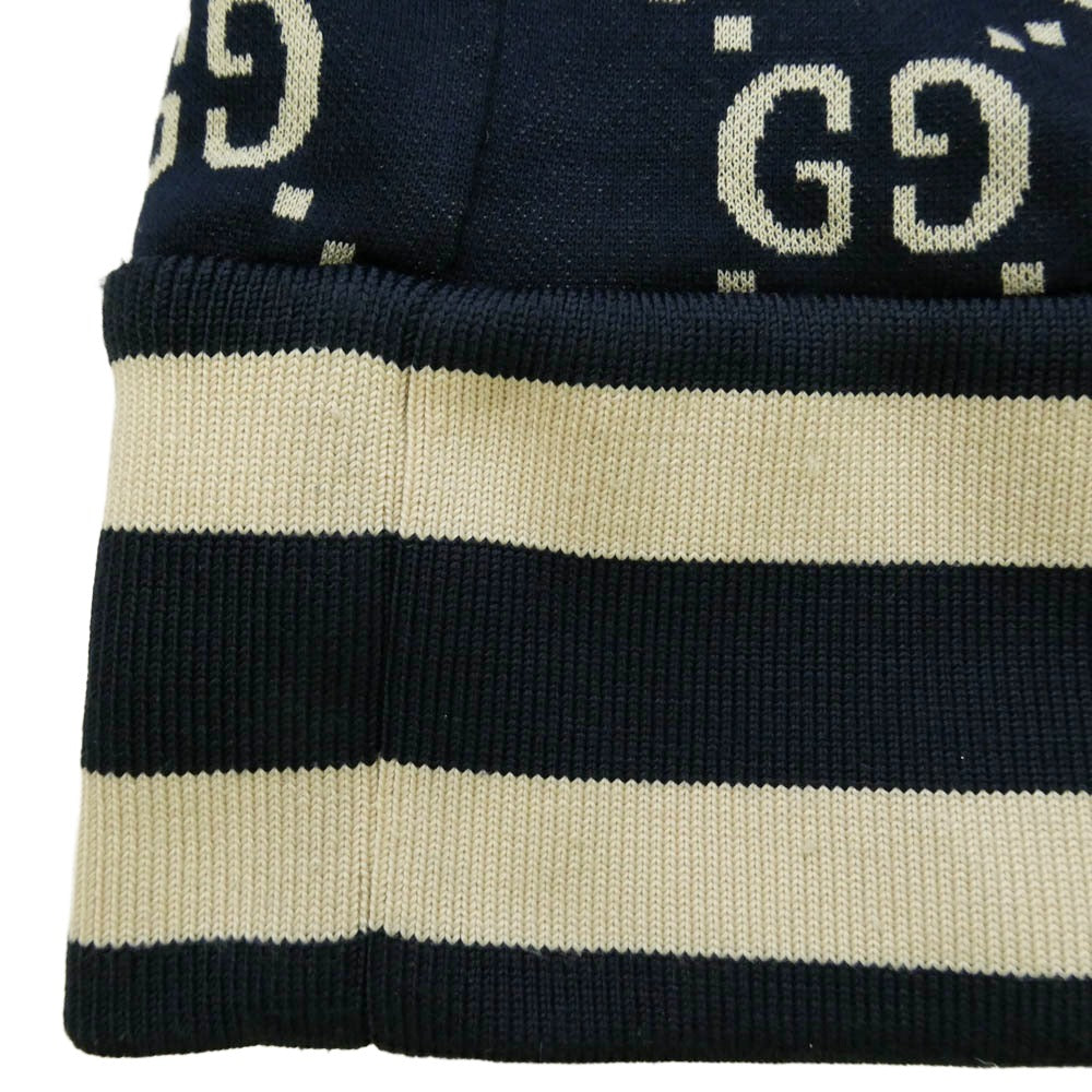 GUCCI グッチ 496919-X9V05 GG Jacquard Cotton Jacket GG ジャガード サイドライン トラック ジャケット ネイビー系 M【中古】