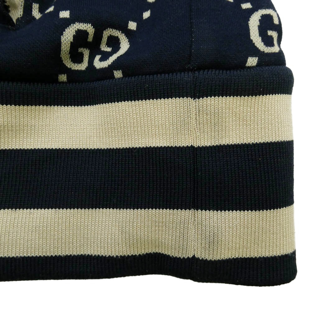 GUCCI グッチ 496919-X9V05 GG Jacquard Cotton Jacket GG ジャガード サイドライン トラック ジャケット ネイビー系 M【中古】