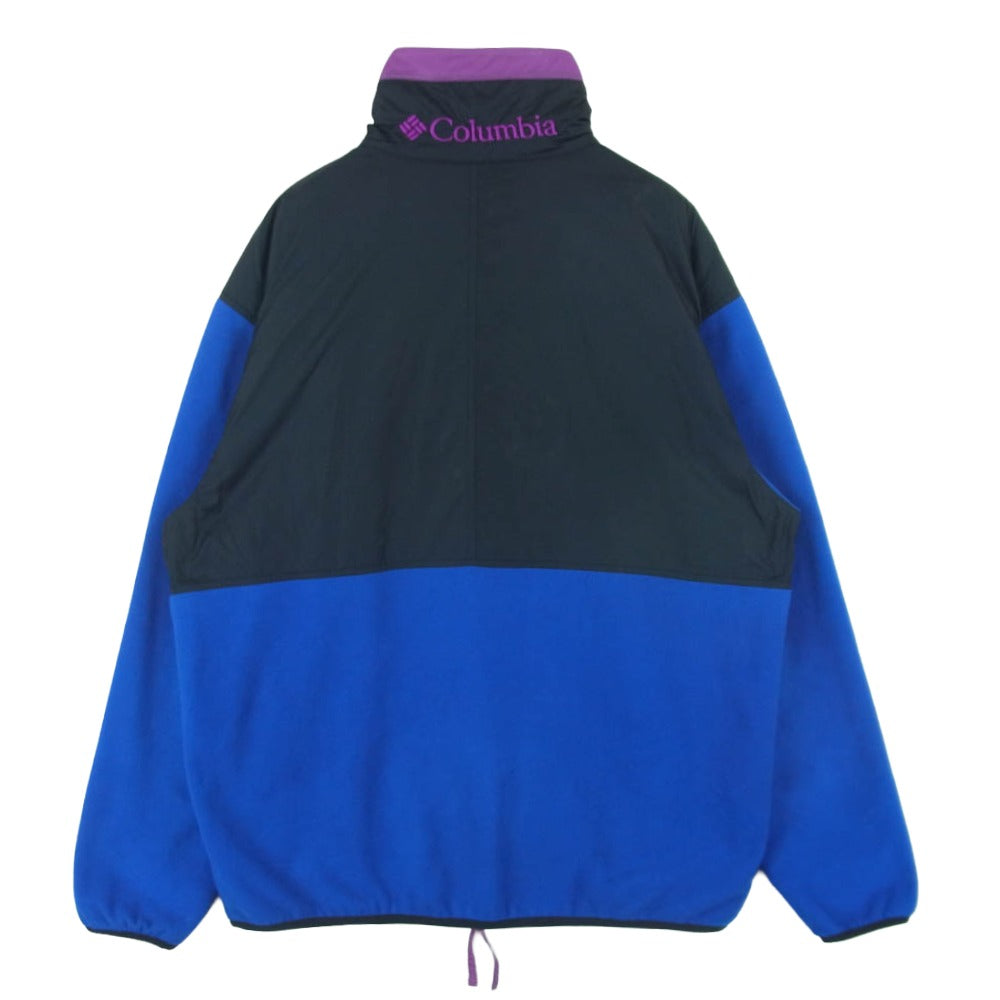 Columbia コロンビア 218 PM1428 ELMONT RIVER FULL ZIP JACKET フリース ベルモントリバー フルジップ ジャケット ブルー系 ブラック系 M【中古】