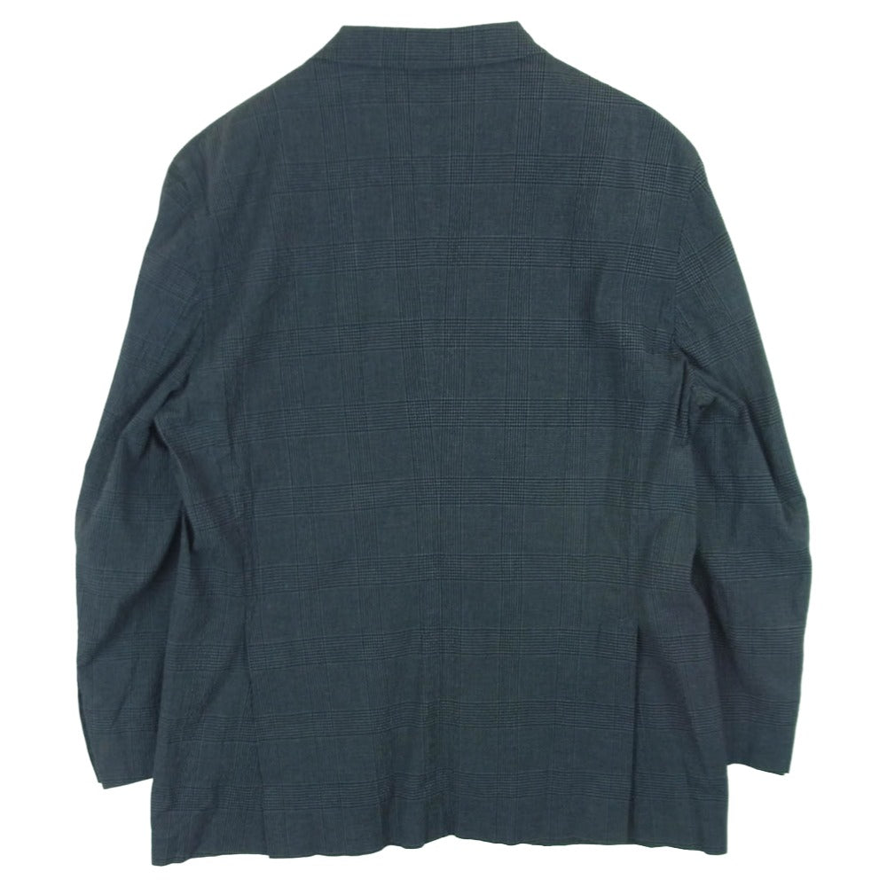 ボリオリ イタリア製 K JACKET チェック柄 2B テーラード ジャケット グレー系 50【中古】