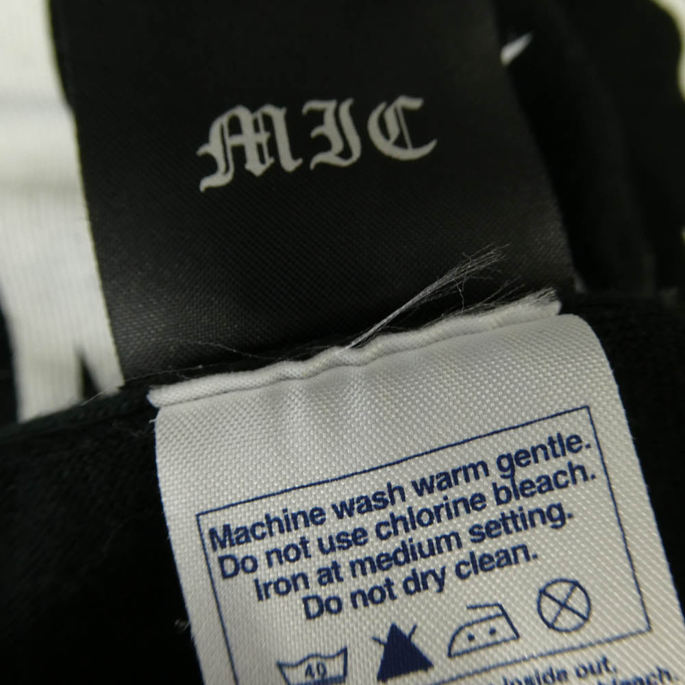 TRAVIS WALKER トラヴィスワーカー ダブルクロスプリント 半袖 Tシャツ カットソー ブラック系 M【中古】