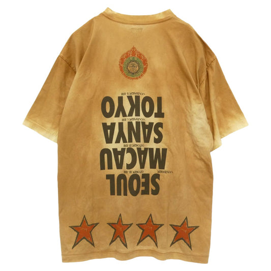トラヴィススコット CIRCUS MAXIMUS 2025 ツアー 半袖 Tシャツ ライトブラウン系 XL【中古】