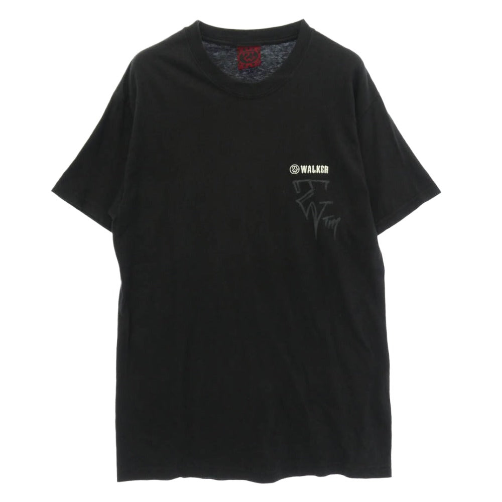 TRAVIS WALKER トラヴィスワーカー クロスプリント 半袖 Tシャツ カットソー ブラック系 M【中古】