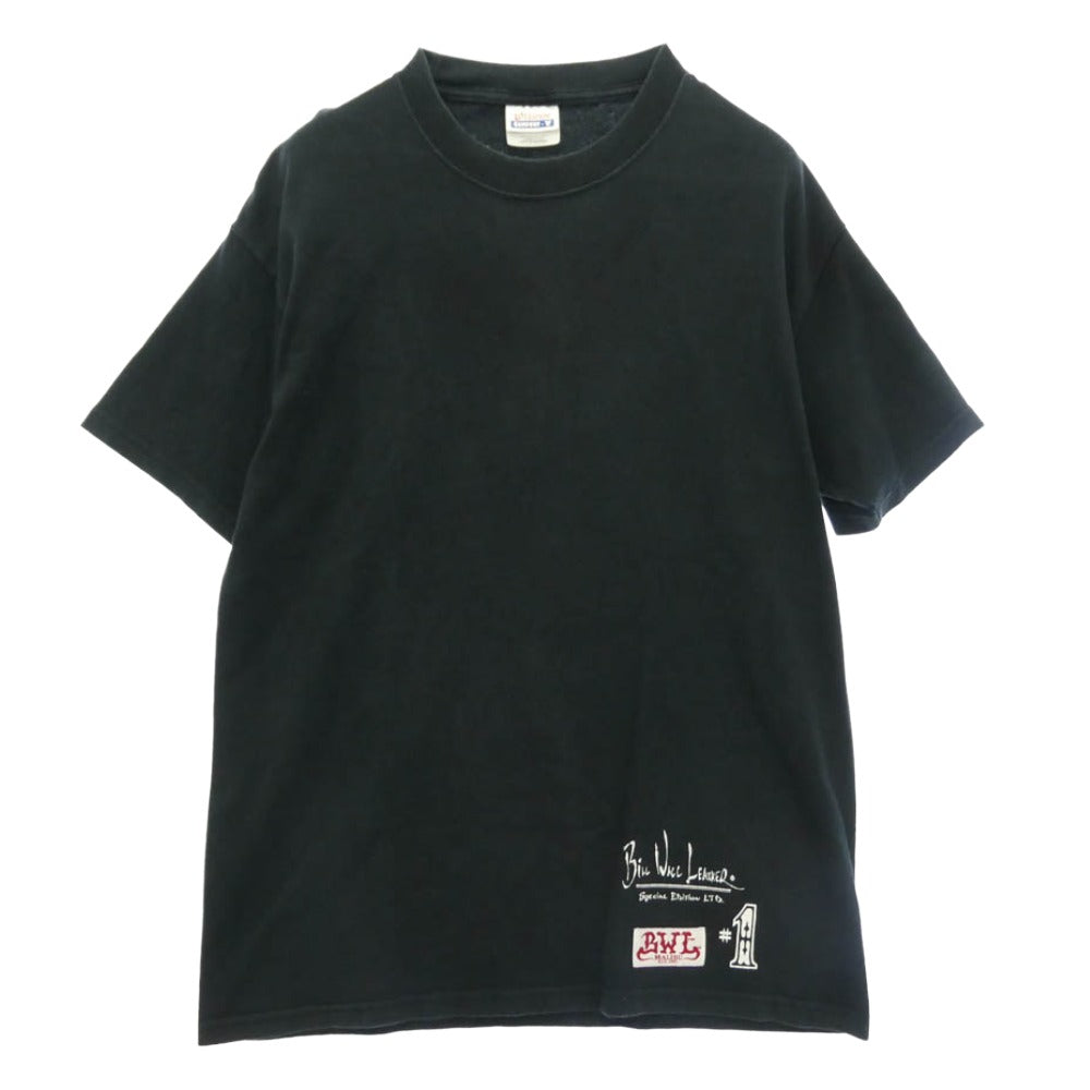BILL WALL LEATHER ビルウォールレザー SKULL GRAPHIC S/S TEE スカル グラフィック 半袖 Tシャツ カットソー ブラック系 M【中古】