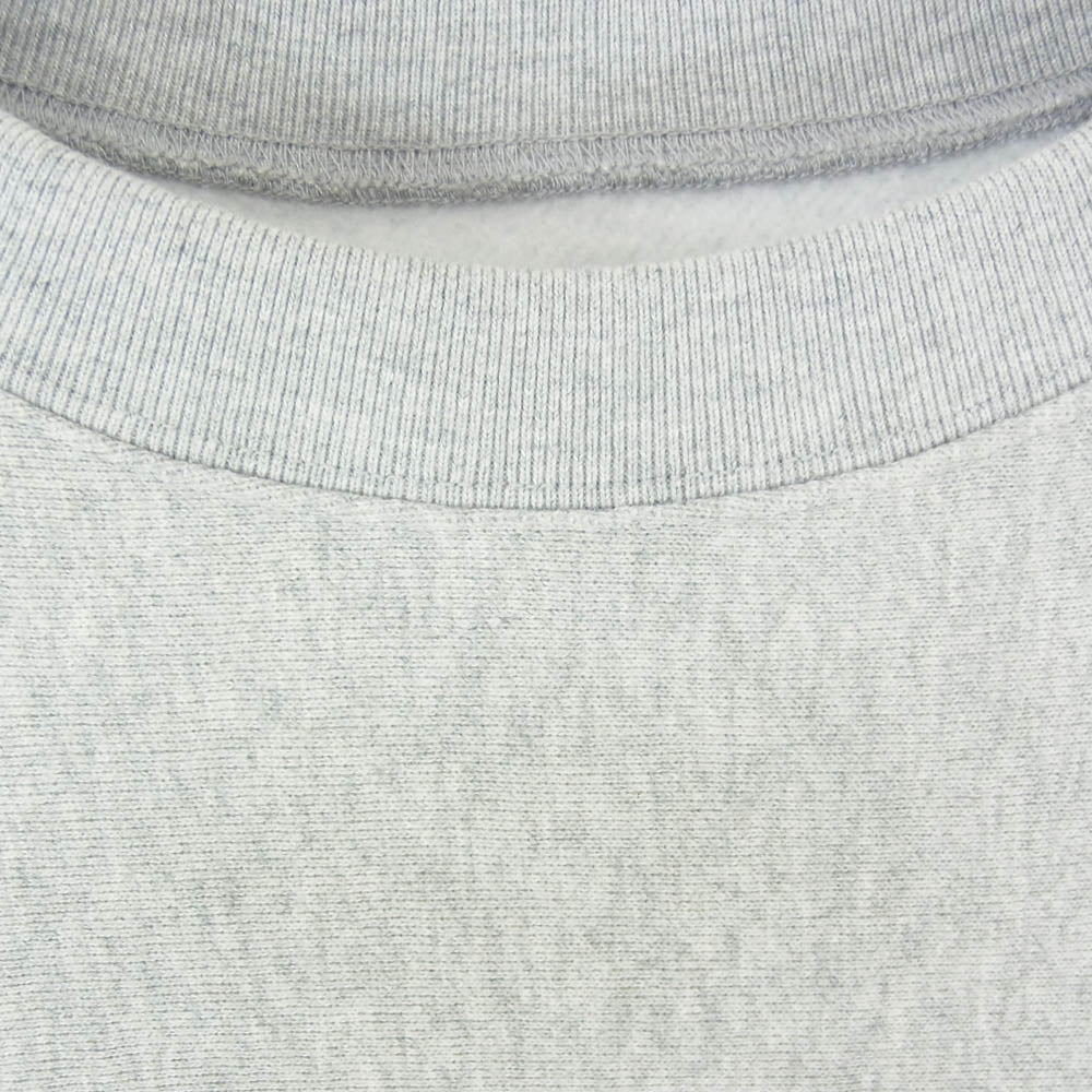 GDC ジーディーシー trico sweat トリコ ラメロゴ 丸首 クルーネック スウェット トレーナー グレー系 L【中古】
