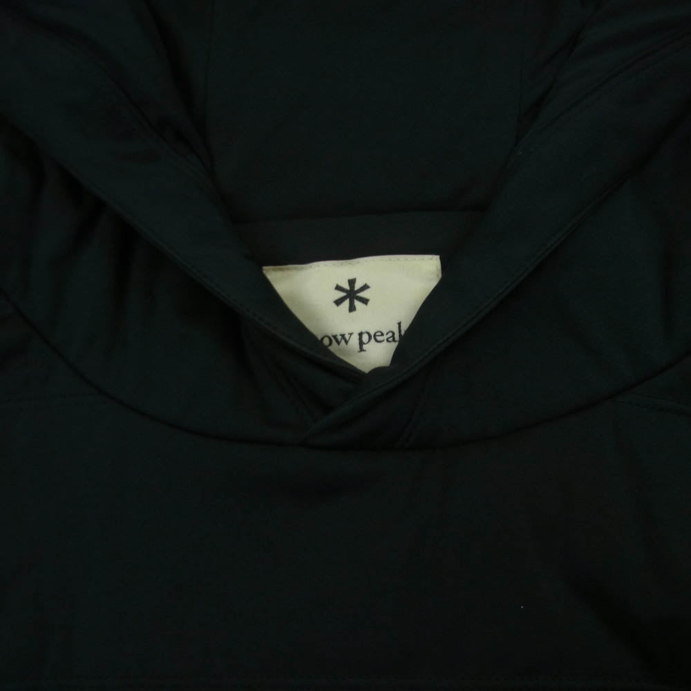 WIND AND SEA ウィンダンシー snowpeak スノーピーク 20AW WAS-SW-20AU002 FLEXIBLE INSULATED PULL HOODIE 中綿 フーディー パーカー ブラック系 L【中古】