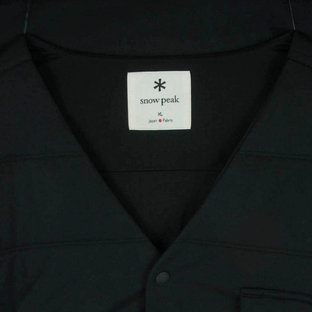 WIND AND SEA ウィンダンシー snowpeak スノーピーク 25AW WAS-JK-25AU701 WDS Flexible Insulated Cardigan 中綿 カーディガン ジャケット ブラック系 XL【新古品】【未使用】【中古】