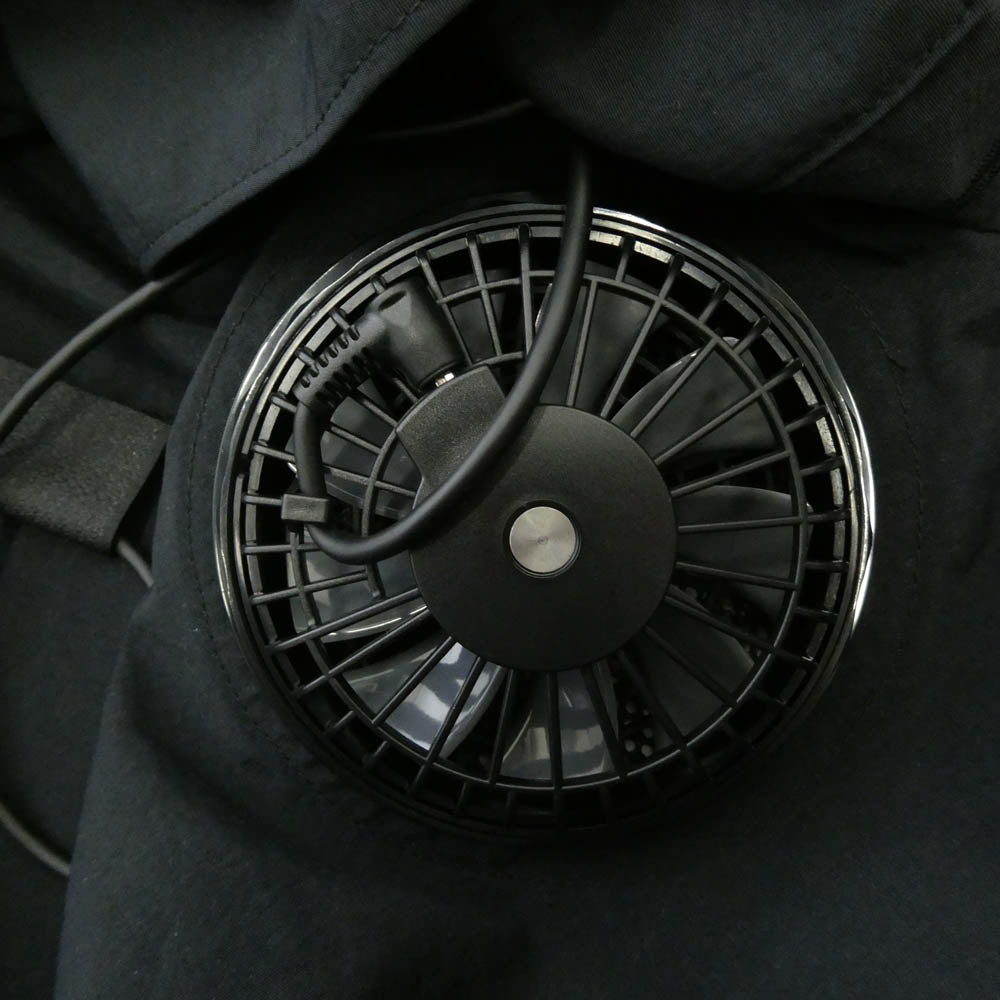 NEIGHBORHOOD ネイバーフッド 231AQNH-JKM05 SRL . COOLING JACKET ファン付き トラック ジャケット ブラック系 XL【中古】