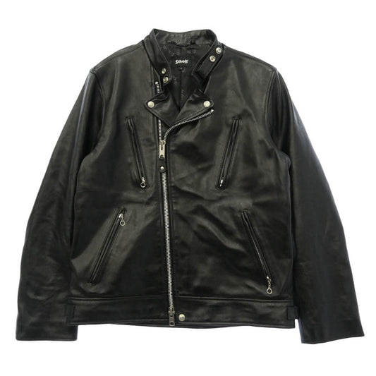 schott ショット 3101048 DOUBLE BREAST RIDERS ダブルブレスト ライダース レザー ジャケット ブラック系 XL【中古】