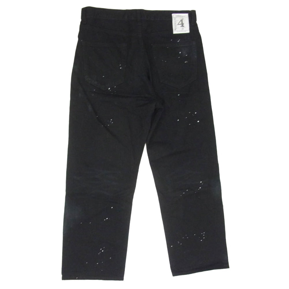 NEIGHBORHOOD ネイバーフッド 25SS 252AQNH-PTM07 WASHED DP BASIC PANTS 12oz ウオッシュド ペイント 5ポケット ベーシック ブラック デニム パンツ ブラック系 M【中古】