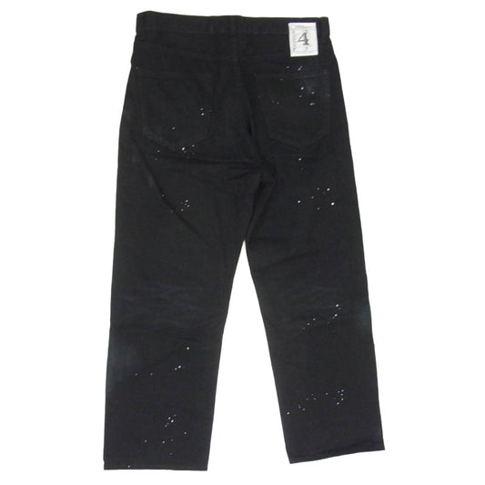 NEIGHBORHOOD ネイバーフッド 25SS 252AQNH-PTM07 WASHED DP BASIC PANTS 12oz ウオッシュド ペイント 5ポケット ベーシック ブラック デニム パンツ ブラック系 M【中古】