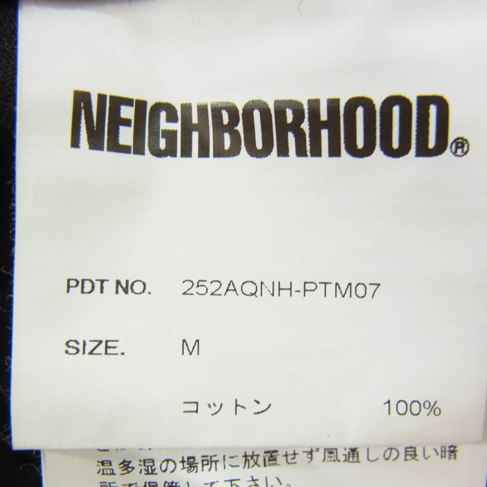 NEIGHBORHOOD ネイバーフッド 25SS 252AQNH-PTM07 WASHED DP BASIC PANTS 12oz ウオッシュド ペイント 5ポケット ベーシック ブラック デニム パンツ ブラック系 M【中古】
