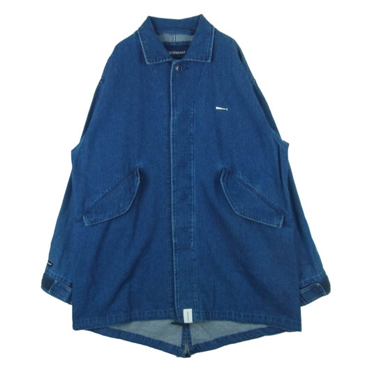 DESCENDANT ディセンダント 20SS CRICKET DENIM JACKET デニム モッズ コート ジャケット インディゴブルー系 1【中古】