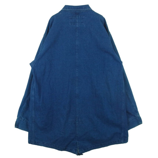 DESCENDANT ディセンダント 20SS CRICKET DENIM JACKET デニム モッズ コート ジャケット インディゴブルー系 1【中古】
