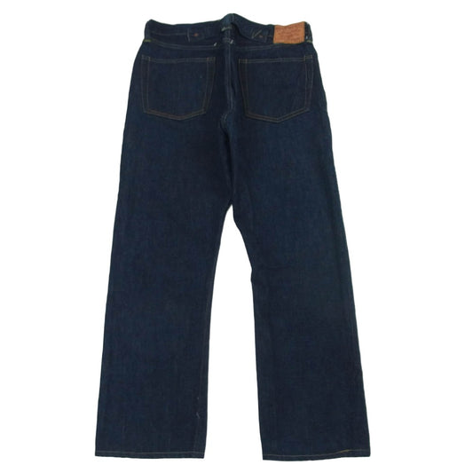 SUGAR CANE シュガーケーン SC49005 14.25oz. BLUE DENIM WAIST OVERALLS 1942 MODEL シンチバック デニム パンツ インディゴブルー系 W32 L34【中古】