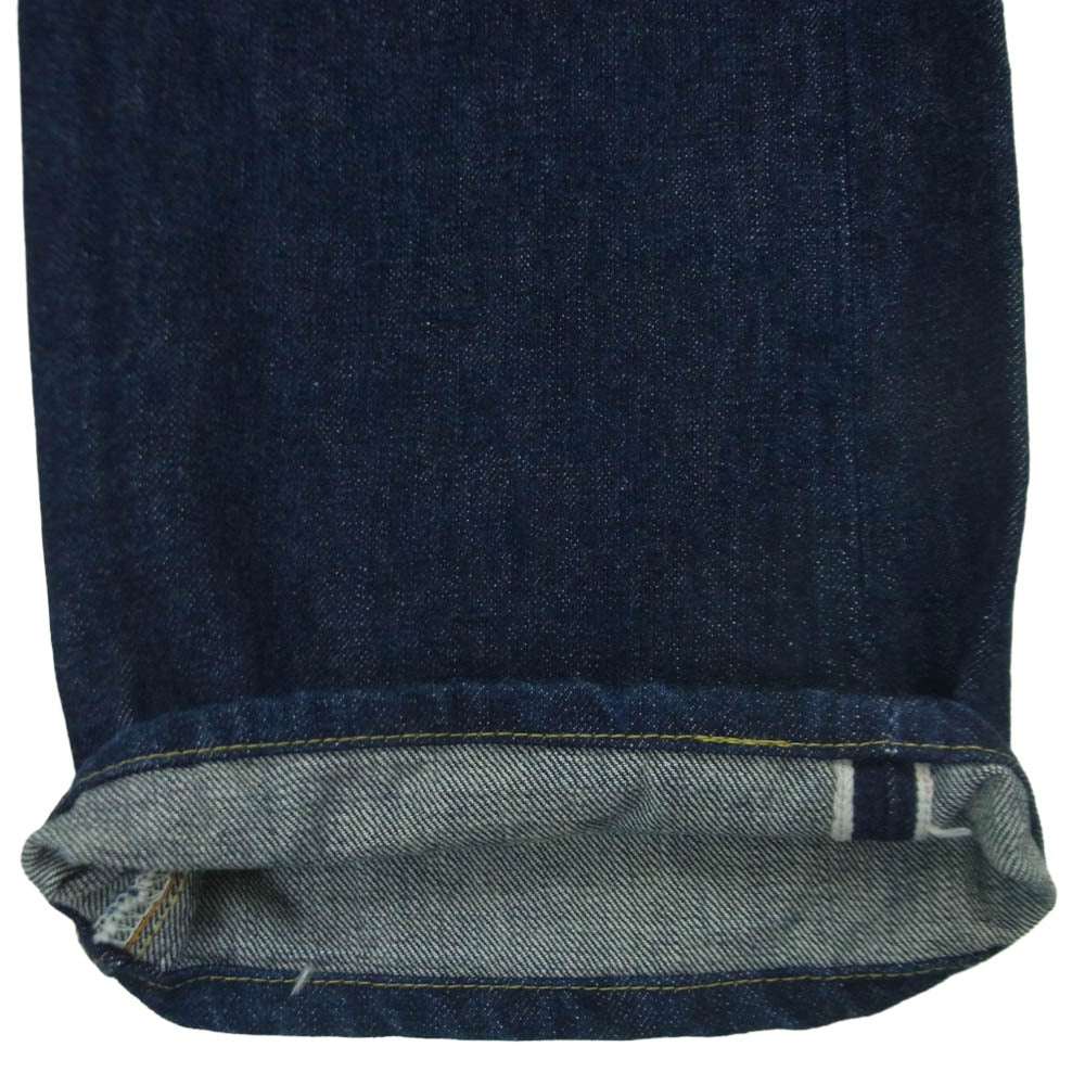 SUGAR CANE シュガーケーン SC49005 14.25oz. BLUE DENIM WAIST OVERALLS 1942 MODEL シンチバック デニム パンツ インディゴブルー系 W32 L34【中古】
