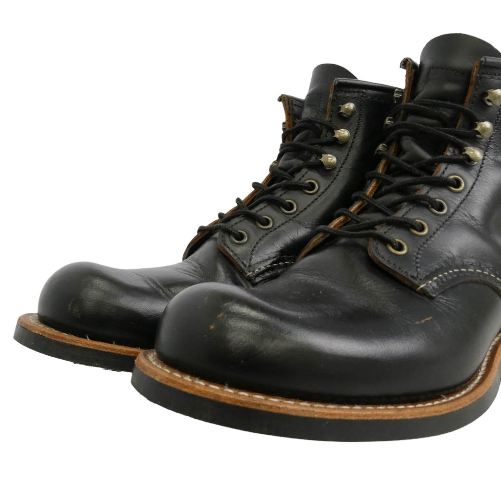 RED WING レッドウィング 3345 BLACKSMITH ブラックスミス 茶芯 レザー ブーツ ブラック系 26cm【中古】