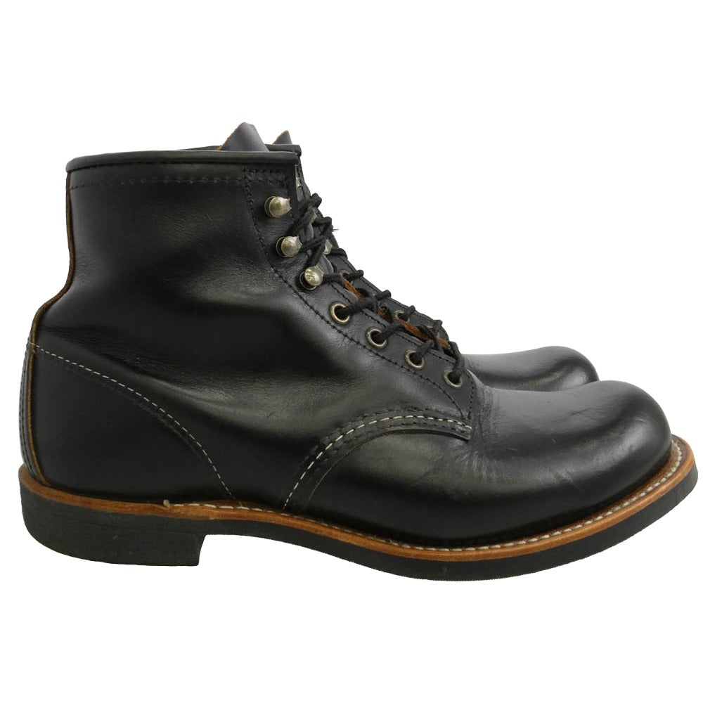 RED WING レッドウィング 3345 BLACKSMITH ブラックスミス 茶芯 レザー ブーツ ブラック系 26cm【中古】
