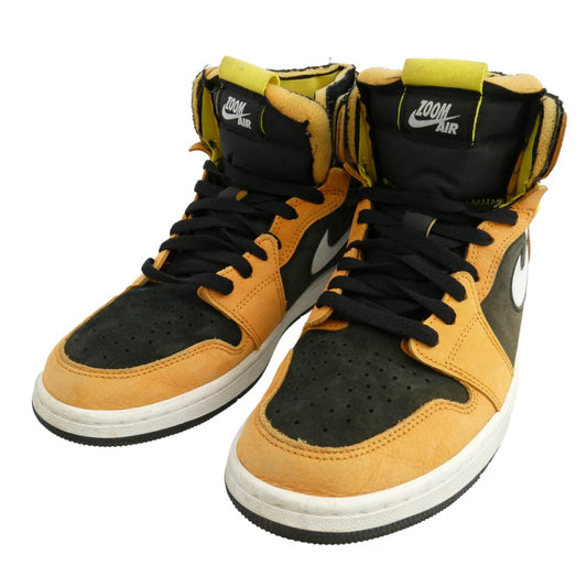 NIKE ナイキ CT0978-002 Air Jordan 1 High Zoom Monarch Orange エアジョーダン1 ハイ ズーム モナークオレンジ スニーカー オレンジ系 ブラック系 27.5cm【中古】