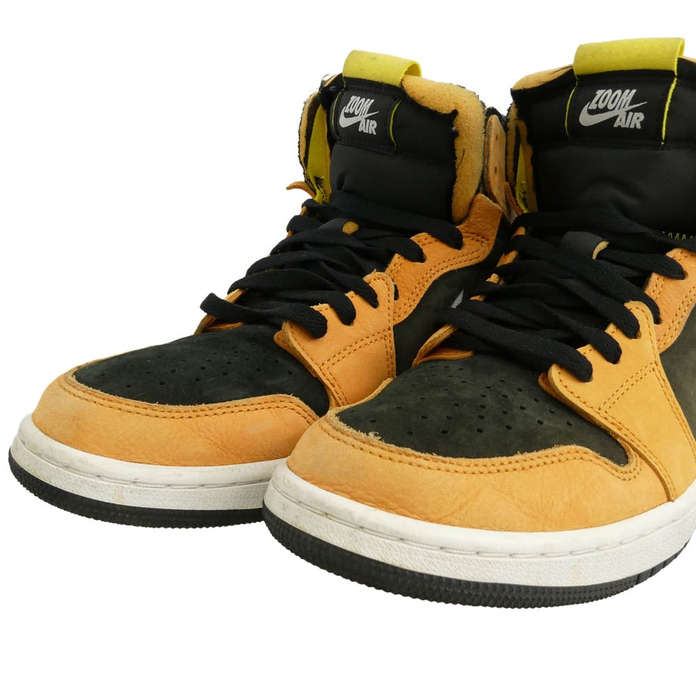NIKE ナイキ CT0978-002 Air Jordan 1 High Zoom Monarch Orange エアジョーダン1 ハイ ズーム モナークオレンジ スニーカー オレンジ系 ブラック系 27.5cm【中古】