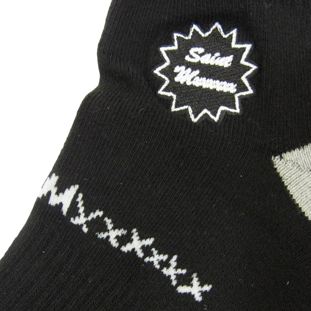 SAINT MICHAEL セントマイケル BOUNTY HUNTER バウンティーハンター 26SS SM-MK8-0000-C39 x BOUNTY HUNTER バウンティーハンター BH_SOCKS SAINTY HUNTER ソックス 靴下 ブラック系 M【新古品】【未使用】【中古】