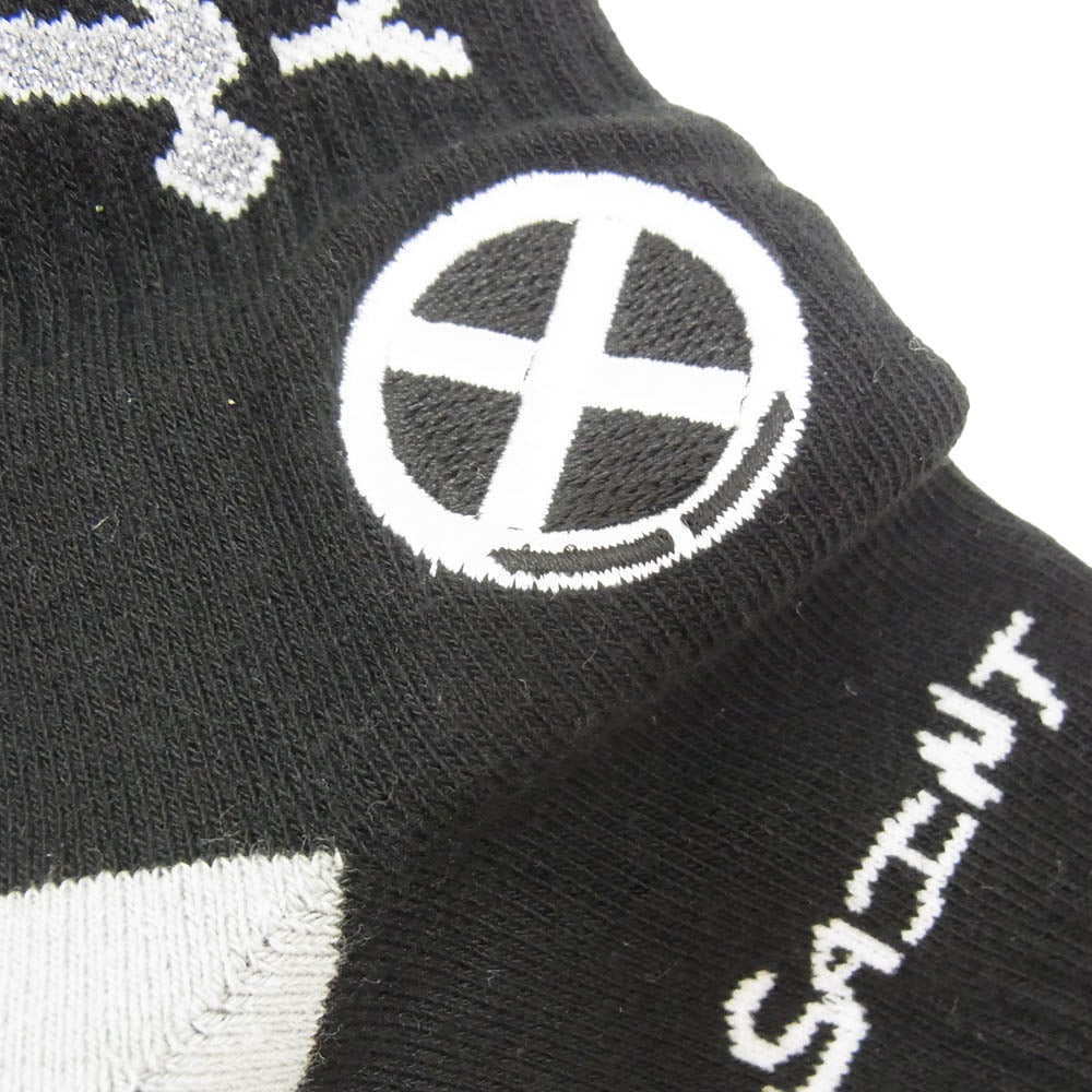 SAINT MICHAEL セントマイケル BOUNTY HUNTER バウンティーハンター 26SS SM-MK8-0000-C39 x BOUNTY HUNTER バウンティーハンター BH_SOCKS SAINTY HUNTER ソックス 靴下 ブラック系 M【新古品】【未使用】【中古】