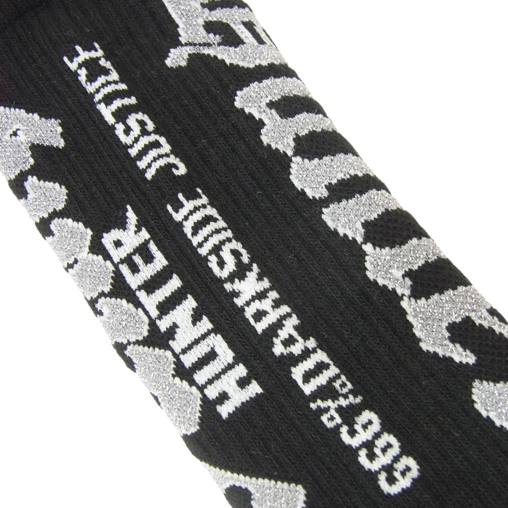 SAINT MICHAEL セントマイケル BOUNTY HUNTER バウンティーハンター 26SS SM-MK8-0000-C39 x BOUNTY HUNTER バウンティーハンター BH_SOCKS SAINTY HUNTER ソックス 靴下 ブラック系 M【新古品】【未使用】【中古】