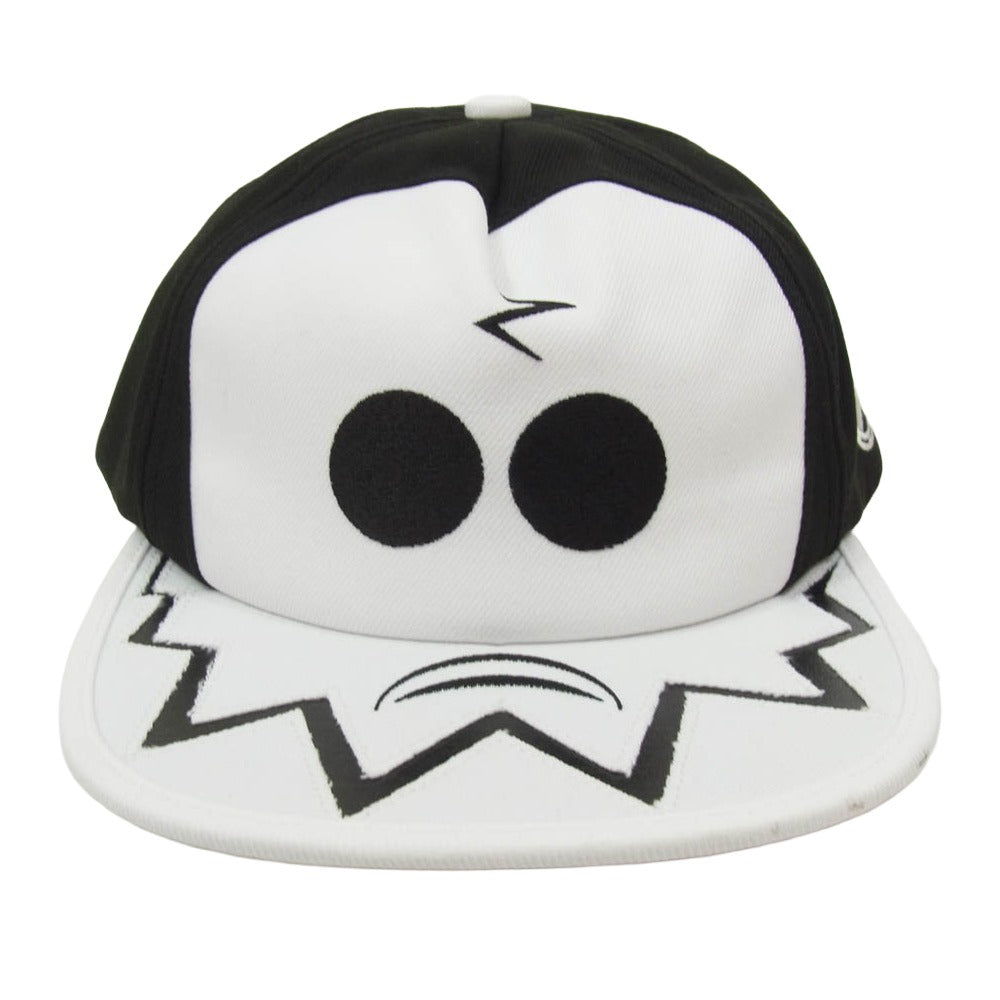SAINT MICHAEL セントマイケル BOUNTY HUNTER バウンティーハンター 26SS SM-MK8-0000-C36 x BOUNTY HUNTER バウンティーハンター BH_CAP SKULL-KUN 刺繍 キャップ スナップバック 帽子 ブラック系【極上美品】【中古】