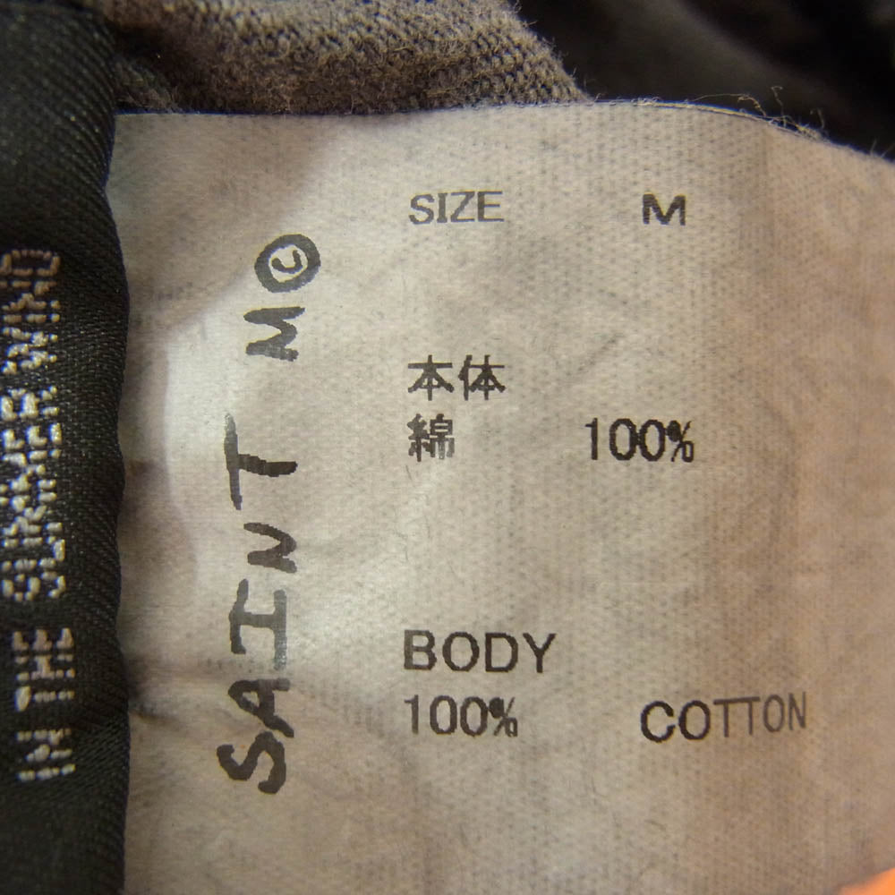 SAINT MICHAEL セントマイケル 26SS SM-MK8-0000-070 CUT SEW EASY SHORTS カットソー イージー ショーツ ショート ハーフ パンツ グレー系 M【極上美品】【中古】