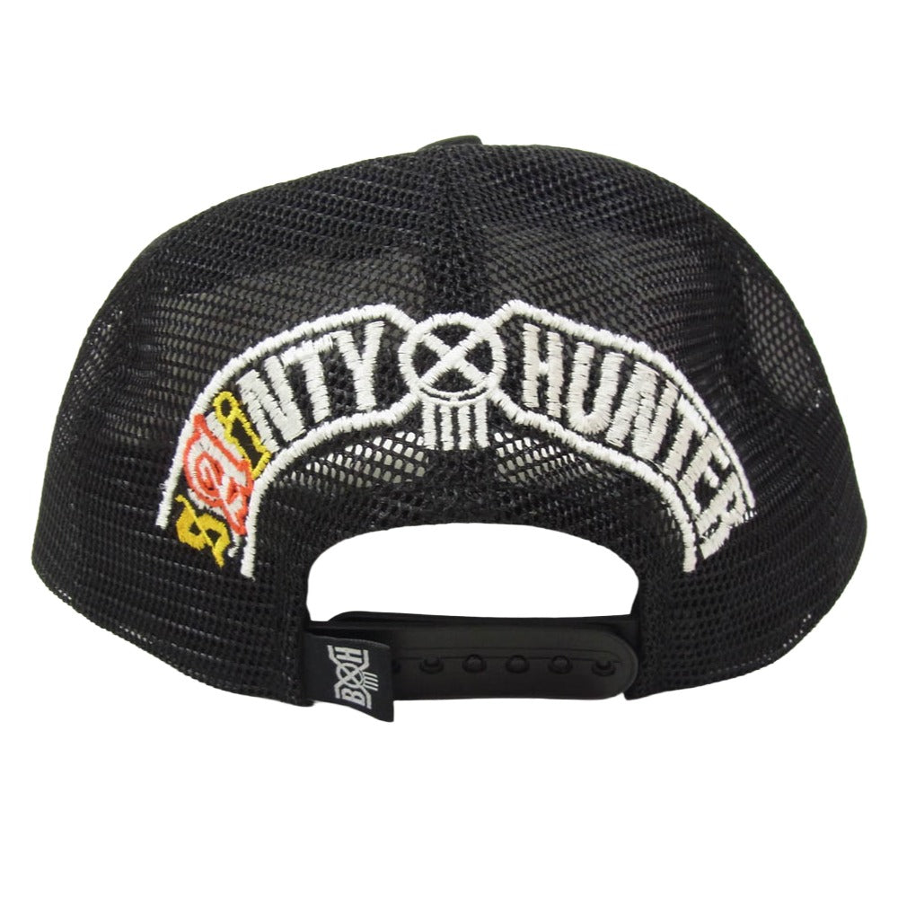 SAINT MICHAEL セントマイケル BOUNTY HUNTER バウンティーハンター 26SS SM-MK8-0000-C37 x BOUNTY HUNTER バウンティーハンター MESH CAP 刺繍 メッシュキャップ スナップバック 帽子 ブラック系【極上美品】【中古】